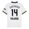 Camisola Borussia Dortmund Fullkrug 14 Homen Equipamento 3ª 24/25